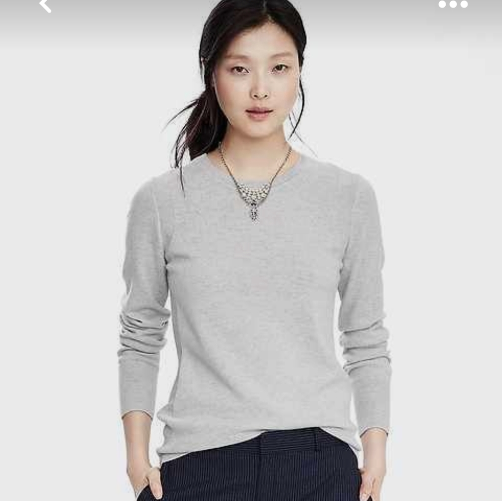 Banana Republic - Todd & Duncan Cashmere Sweater in Gray Sky